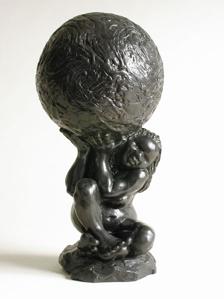Atlass (bronze) by � Susan D White