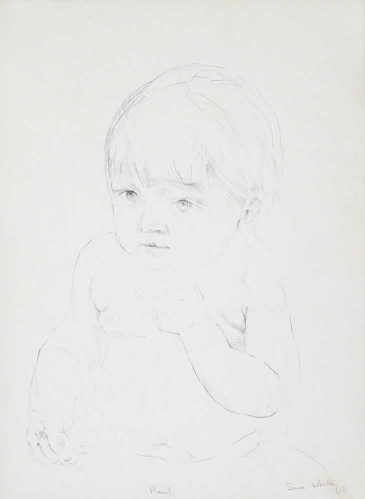 Baby Paul Seated by Susan Dorothea White