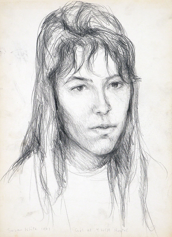 Girl from Lithgow, YWCA Hostel, Kirribilli by Susan Dorothea White