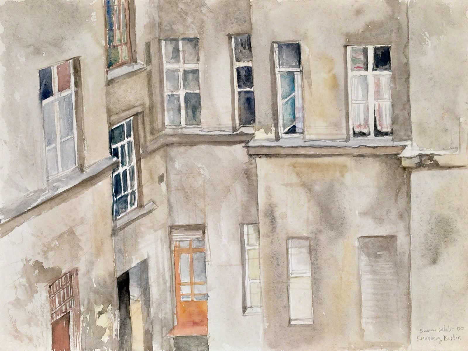 Innenhof, Kreutzberg, Berlin by Susan Dorothea White