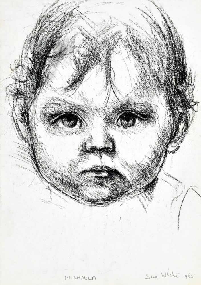Wide-eyed Baby, Michaela by Susan Dorothea White