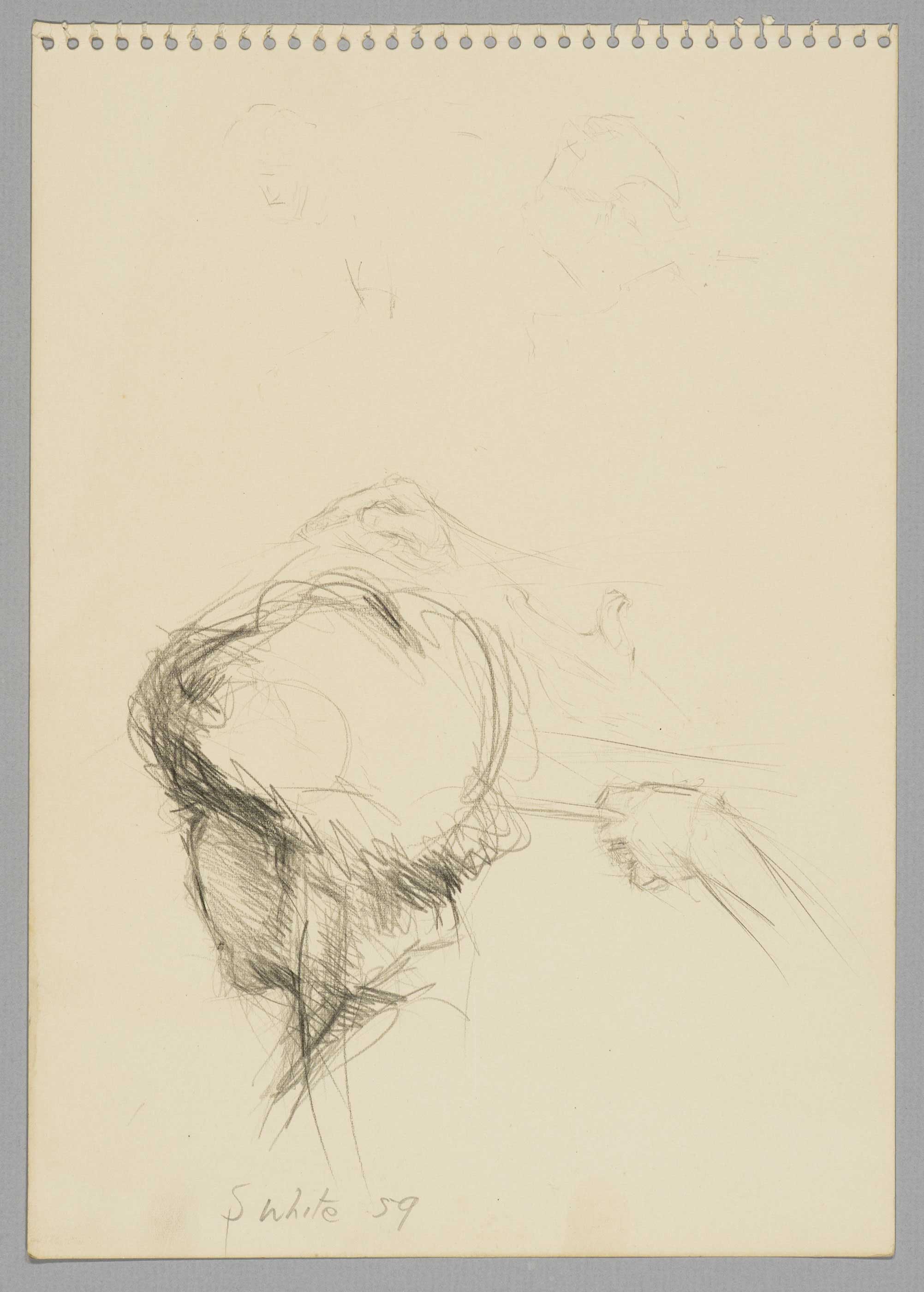 Head (three-quarter back view) by  Susan D White