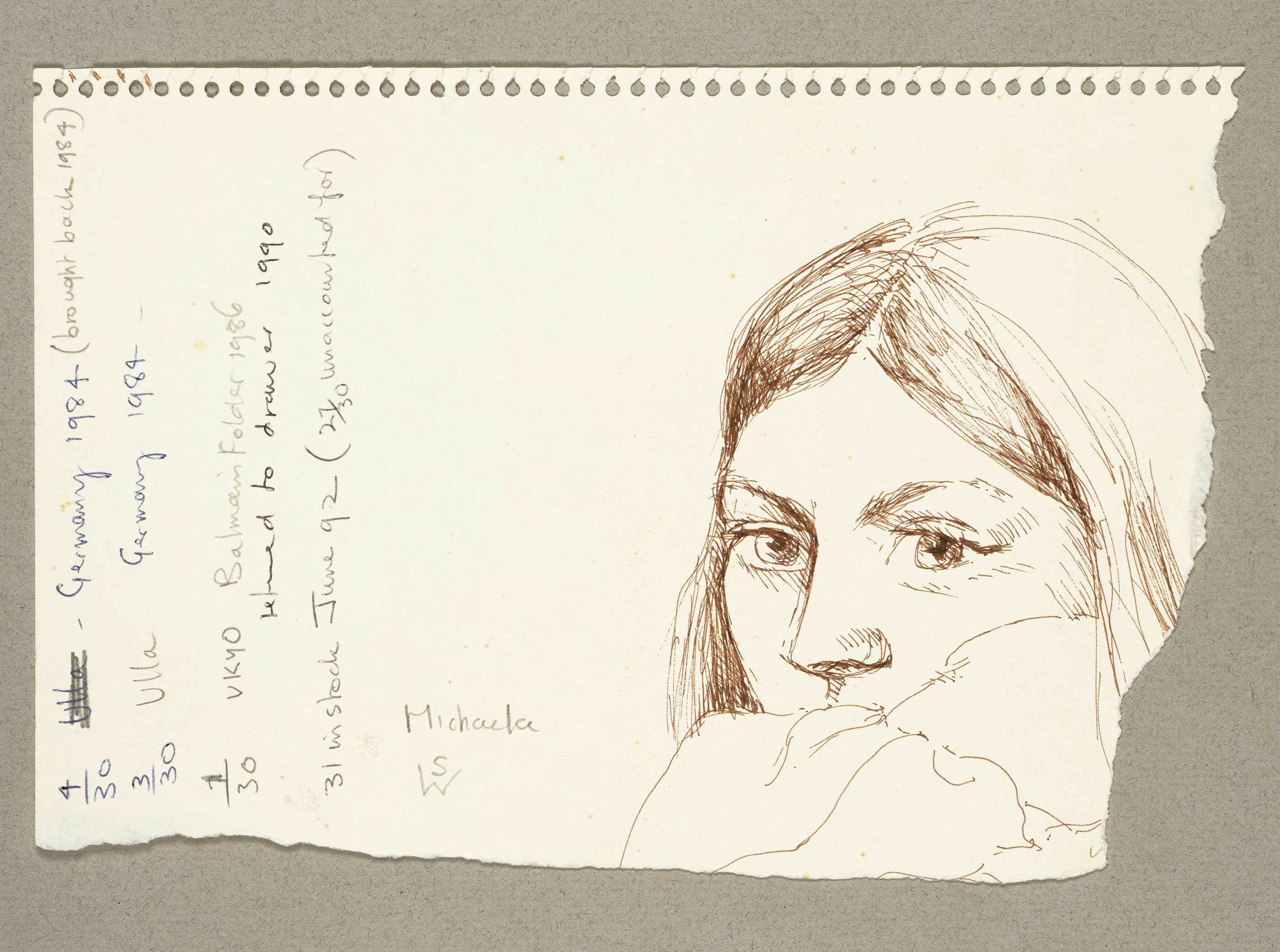 Michaela (fragment) by  Susan D White