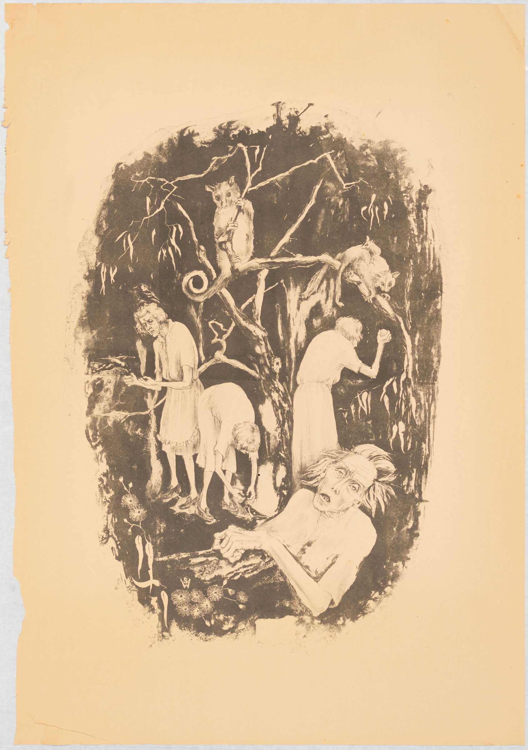 The death of St Francis of Australia by © Susan D White